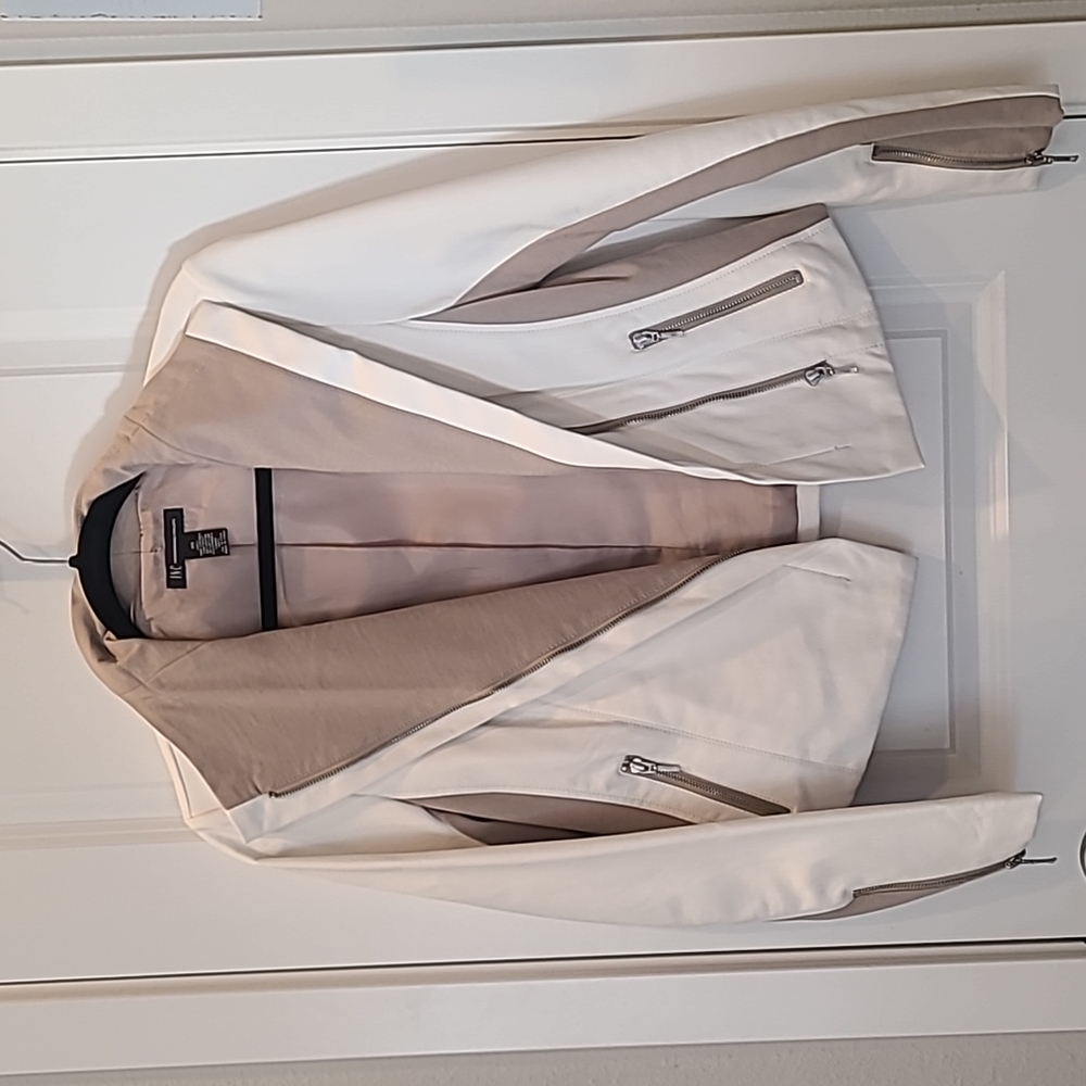 GUC INC faux leather Moto style jacket